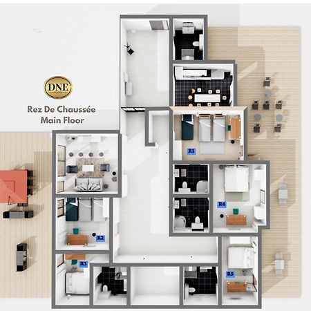 D&E - Paris-Disney - Holidays Apartment - Appartement De Vacances - 5 Chambres- 5 Sdb - 5 Bedrooms - 5 Bathrooms - Netflix شو سور مارن المظهر الخارجي الصورة